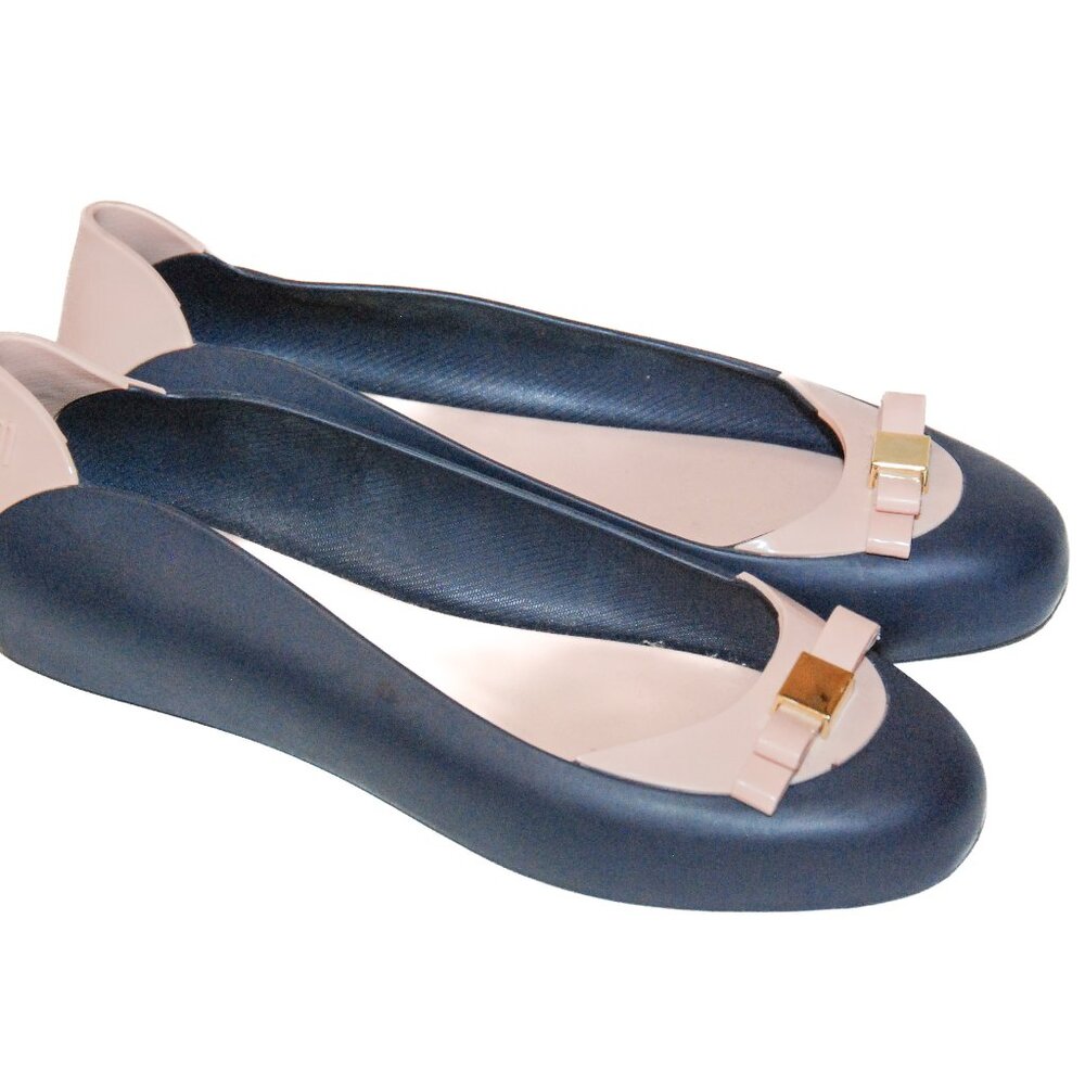 Mellisa Size 7 Ballerina Bow Flats NWOT - Picture 1 of 4